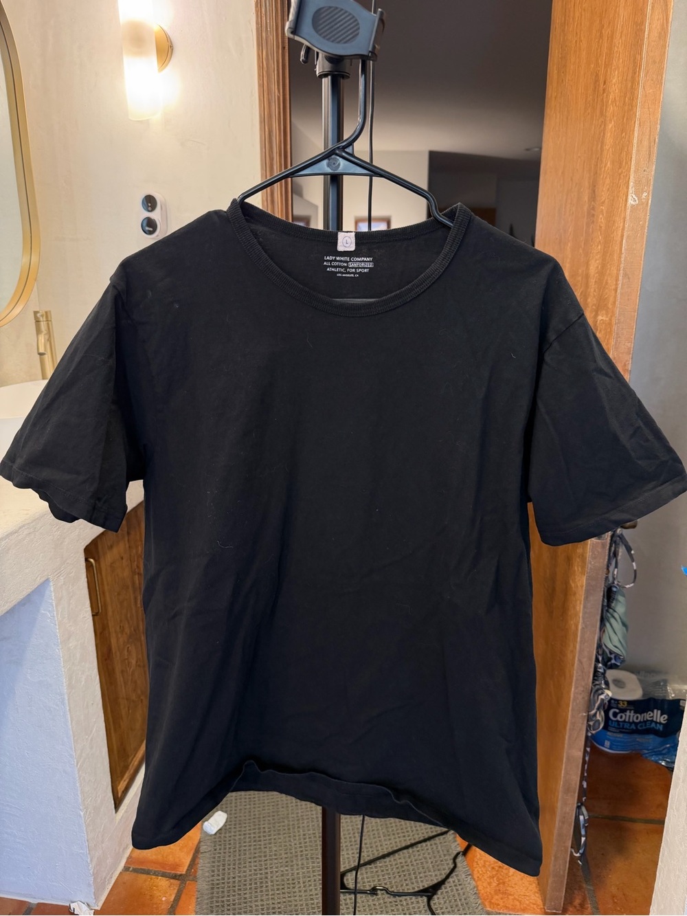 Classic Black Crewneck Short Sleeve Tee